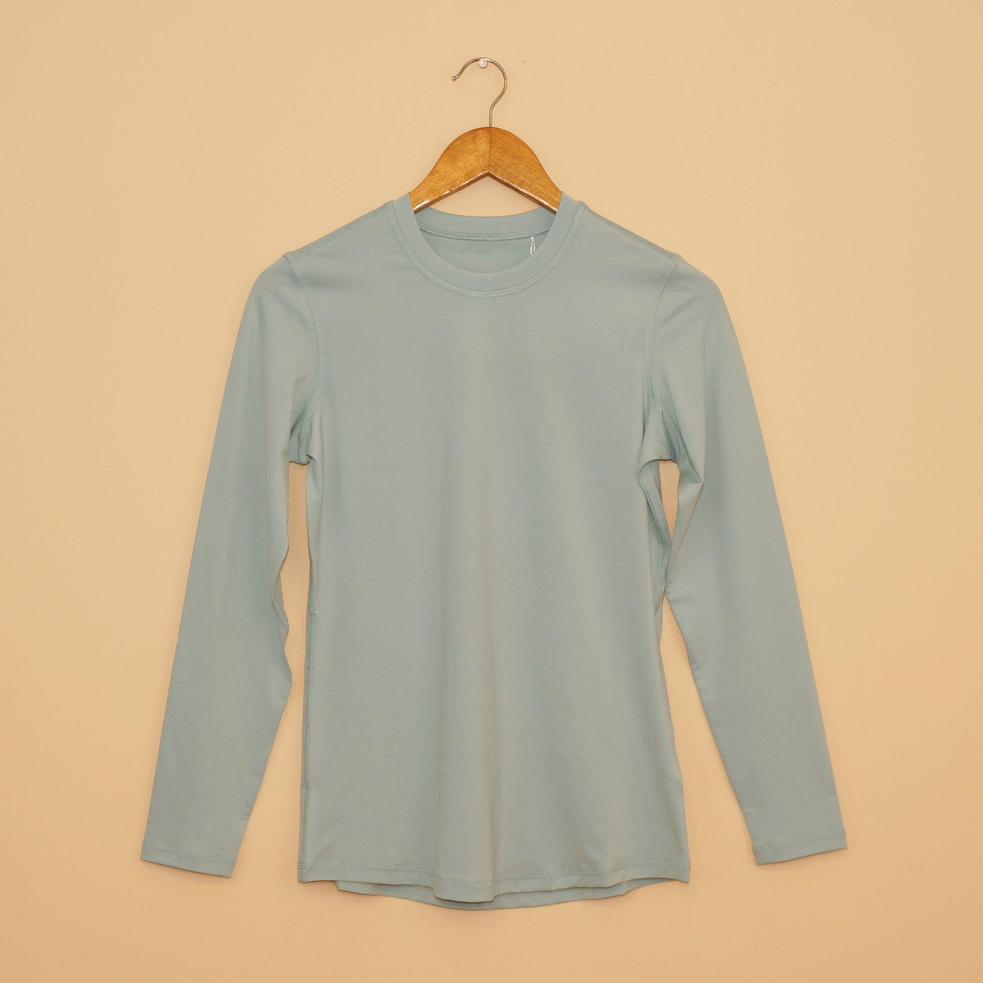 Ether Green UPF 50+ Long Sleeve Performance Shirt by EA Limited Inc., showcasing a vibrant and fresh color for a stylish approach to sun safety and outdoor wear.