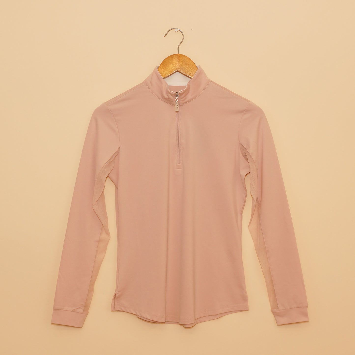 Mauve/White Contrast Collar Sun Shirt by EA Limited Inc. with a UPF 50+ rating for optimal sun protection